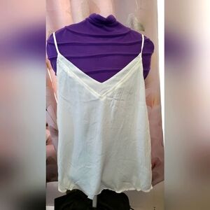 Loose fitting blouse light cream color